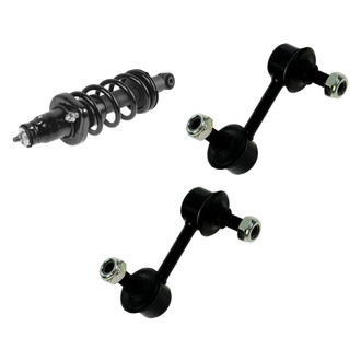 TRQ® - Rear Passenger Side Complete Strut Assembly and Stabilizer Bar Link Kit