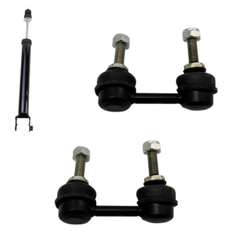 TRQ® - Rear Passenger Side Shock Absorber and Stabilizer Bar Link Kit