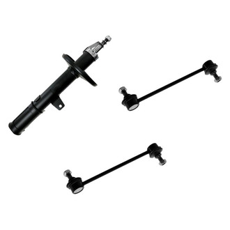 TRQ® - Rear Passenger Side Strut and Stabilizer Bar Link Kit