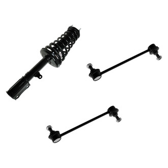 TRQ® - Rear Passenger Side Complete Strut Assembly and Stabilizer Bar Link Kit