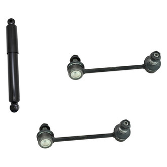 TRQ® - Rear Passenger Side Shock Absorber and Stabilizer Bar Link Kit