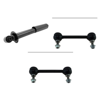 TRQ® - Rear Passenger Side Shock Absorber and Stabilizer Bar Link Kit
