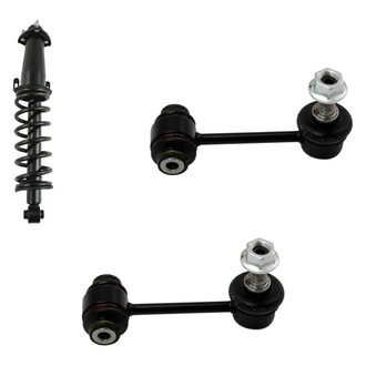 TRQ® - Rear Passenger Side Complete Strut Assembly and Stabilizer Bar Link Kit