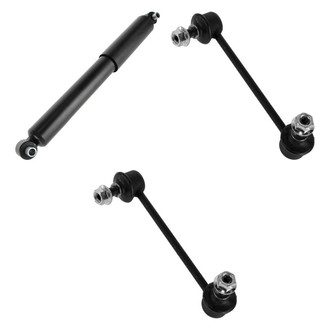 TRQ® - Rear Passenger Side Shock Absorber and Stabilizer Bar Link Kit