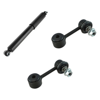 TRQ® - Rear Passenger Side Shock Absorber and Stabilizer Bar Link Kit