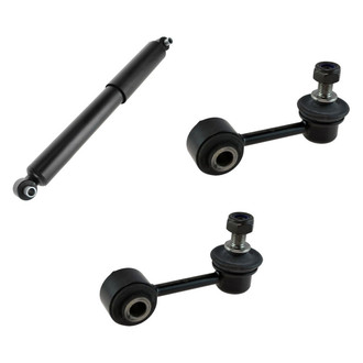 TRQ® - Rear Passenger Side Shock Absorber and Stabilizer Bar Link Kit
