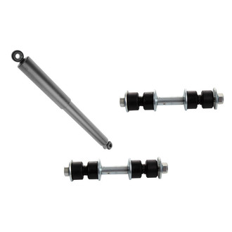 TRQ® - Rear Passenger Side Shock Absorber and Stabilizer Bar Link Kit