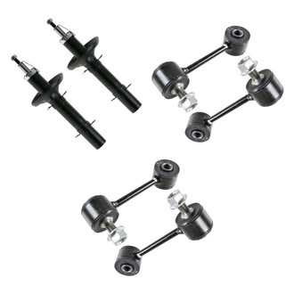 TRQ® - Front Shock Absorbers and Stabilizer Bar Link Kit