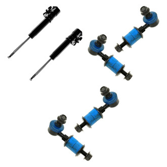 TRQ® - Shock Absorber and Stabilizer Bar Link Kit