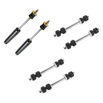 TRQ® - Front Shock Absorbers and Stabilizer Bar Link Kit