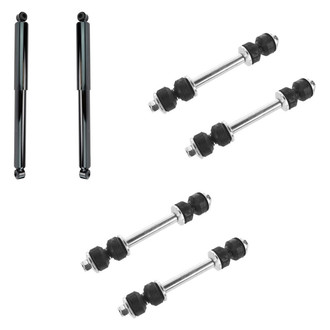 TRQ® - Front Shock Absorbers and Stabilizer Bar Link Kit