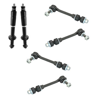TRQ® - Front Shock Absorbers and Stabilizer Bar Link Kit