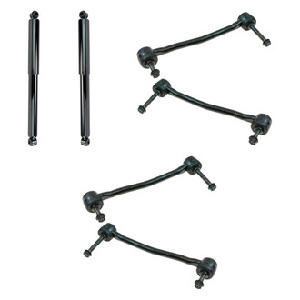 TRQ® - Front Shock Absorbers and Stabilizer Bar Link Kit