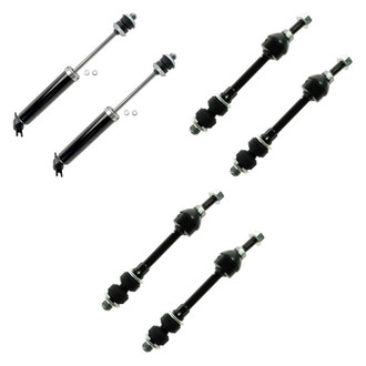 TRQ® - Front Shock Absorbers and Stabilizer Bar Link Kit