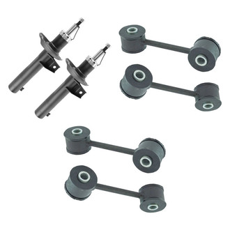 TRQ® - Front Struts and Stabilizer Bar Link Kit