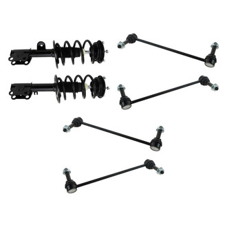TRQ® - Front Complete Strut Assemblies and Stabilizer Bar Link Kit