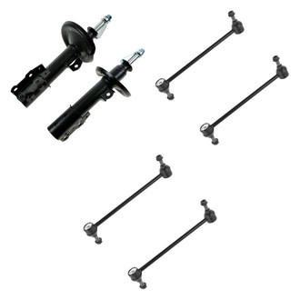 TRQ® - Shock Absorbers and Stabilizer Bar Link Kit