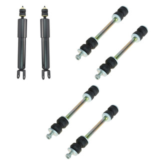 TRQ® - Front Shock Absorbers and Stabilizer Bar Link Kit