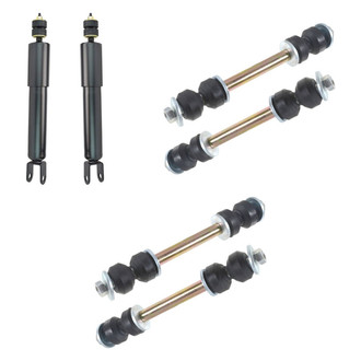TRQ® - Front Shock Absorbers and Stabilizer Bar Link Kit