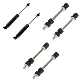 TRQ® - Front Shock Absorbers and Stabilizer Bar Link Kit
