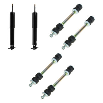 TRQ® - Front Shock Absorbers and Stabilizer Bar Link Kit