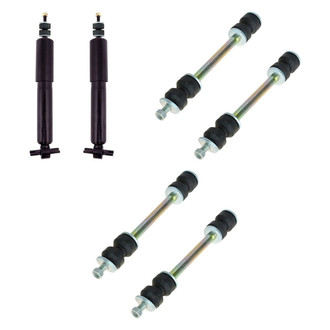 TRQ® - Front Shock Absorbers and Stabilizer Bar Link Kit