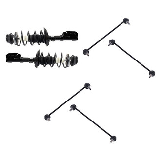 TRQ® - Front Complete Strut Assemblies and Stabilizer Bar Link Kit