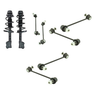 TRQ® - Complete Strut Assembly and Stabilizer Bar Link Kit