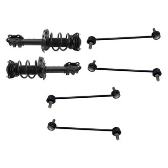 TRQ® - Front Complete Strut Assemblies and Stabilizer Bar Link Kit