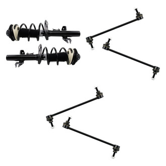 TRQ® - Complete Strut Assembly and Stabilizer Bar Link Kit