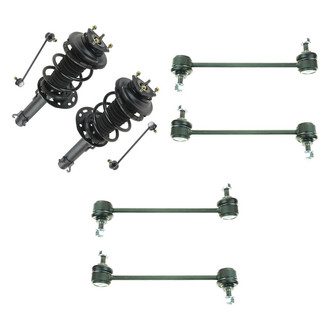TRQ® - Front Complete Strut Assemblies and Stabilizer Bar Link Kit