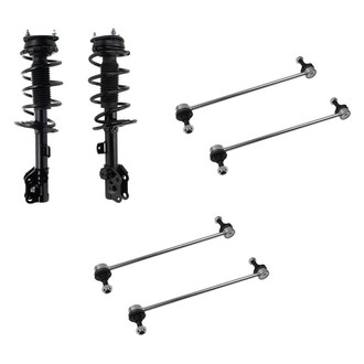 TRQ® - Front Complete Strut Assemblies and Stabilizer Bar Link Kit
