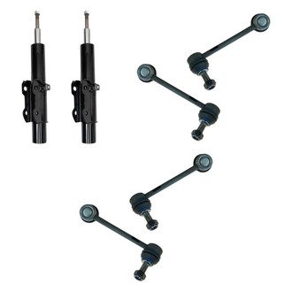 TRQ® - Front Complete Strut Assemblies and Stabilizer Bar Link Kit