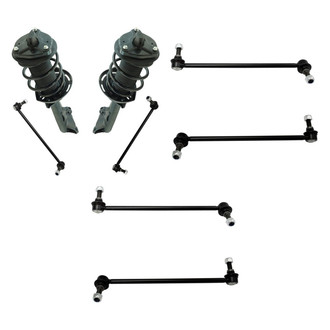 TRQ® - Front Complete Strut Assemblies and Stabilizer Bar Link Kit