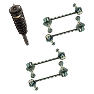 TRQ® - Front Complete Strut Assemblies and Stabilizer Bar Link Kit