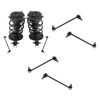 TRQ® - Complete Strut Assembly and Stabilizer Bar Link Kit