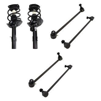 TRQ® - Front Complete Strut Assemblies and Stabilizer Bar Link Kit