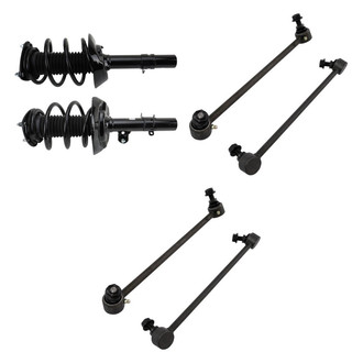 TRQ® - Front Complete Strut Assemblies and Stabilizer Bar Link Kit