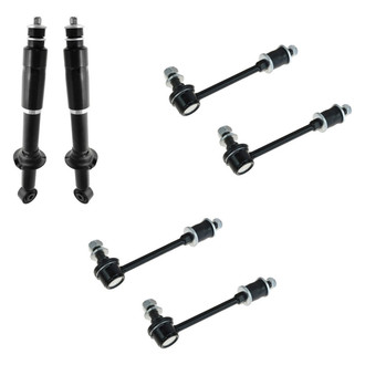 TRQ® - Front Shock Absorbers and Stabilizer Bar Link Kit