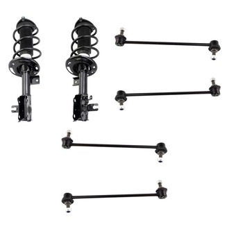 TRQ® - Front Complete Strut Assemblies and Stabilizer Bar Link Kit