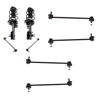 TRQ® - Front Complete Strut Assemblies and Stabilizer Bar Link Kit