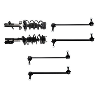 TRQ® - Front Complete Strut Assemblies and Stabilizer Bar Link Kit