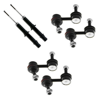 TRQ® - Front Shock Absorbers and Stabilizer Bar Link Kit