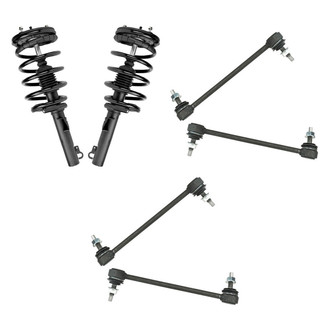 TRQ® - Complete Strut Assembly and Stabilizer Bar Link Kit
