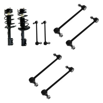 TRQ® - Front Complete Strut Assemblies and Stabilizer Bar Link Kit