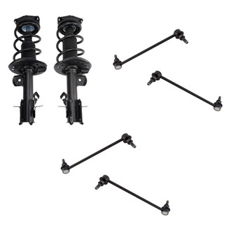 TRQ® - Complete Strut Assembly and Stabilizer Bar Link Kit