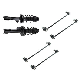 TRQ® - Front Complete Strut Assemblies and Stabilizer Bar Link Kit
