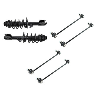 TRQ® - Front Complete Strut Assemblies and Stabilizer Bar Link Kit