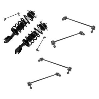 TRQ® - Front Complete Strut Assemblies and Stabilizer Bar Link Kit
