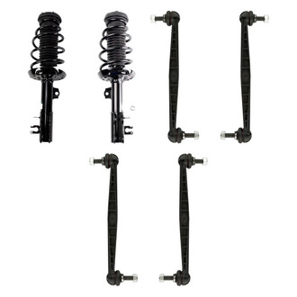 TRQ® - Front Complete Strut Assemblies and Stabilizer Bar Link Kit